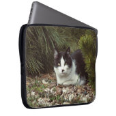 Kurzfristige Katze - Beutel Laptopschutzhülle (Vorne Rechts)