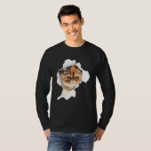 Kurzfristige Katzen Torntuch Kitten 1 T-Shirt (Vorne ganz)