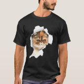 Kurzfristige Katzen Torntuch Kitten 1 T-Shirt (Vorderseite)