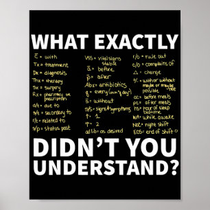 Kurzfristige Krankenschwester oder Krankenpfleger Poster