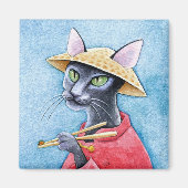 Kurzfristiger Katzenmagnet Magnet (Vorne)