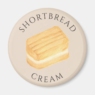 Kurzgebäck-Cream-Keks handgezeichneter Magnet