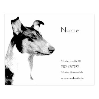 Kurzhaar Collie Gummistempel