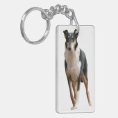 Kurzhaar Collie Schlüsselanhänger (Vorderseite links)