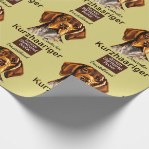 Kurzhaar Geschenkpapier