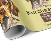 Kurzhaar Geschenkpapier (Rolleneckpunkt)