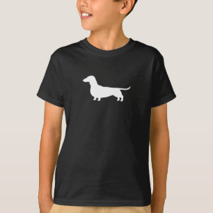 Kurzhaarige Dackel der Dackel-HundeSilhouette- T-Shirt