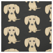 Kurzhaariges Dackel-Sahnemuster Stoff (Muster)