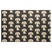 Kurzhaariges Dackel-Sahnemuster Stoff (Fat Quarter (45,7 x 55,9 cm))