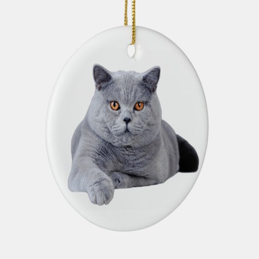 Kurzhaarkatze Keramikornament (Rechts)