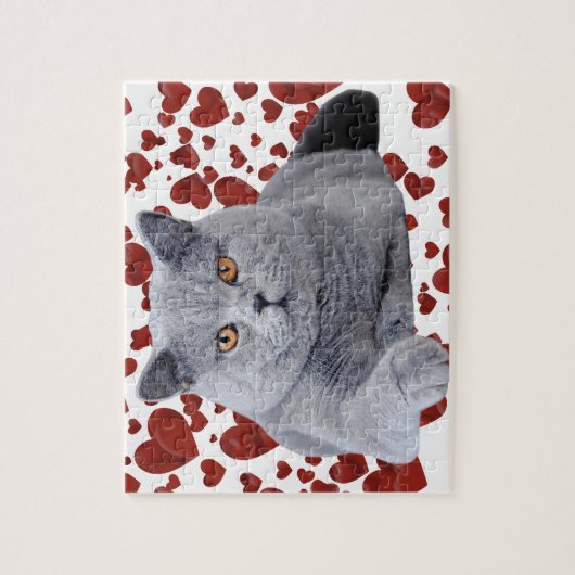 Kurzhaarkatze Puzzle (Vertikal)