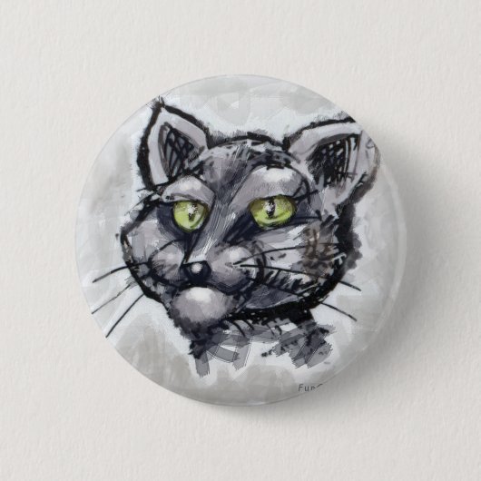 Kurzkatze Button (Vorderseite)