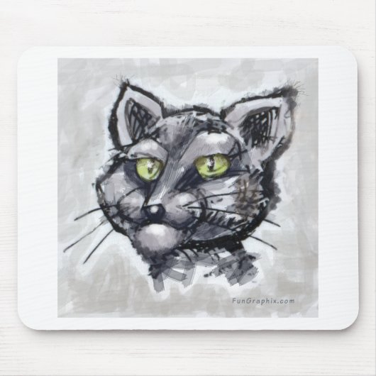 Kurzkatze Mousepad (Vorne)