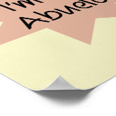 Kurznachricht bin ich ein Abuela T-Shirts und Gesc Poster (Ecke)