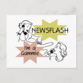 Kurznachricht bin ich ein Gammie T - Shirts und Postkarte (Vorderseite)