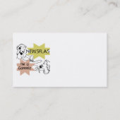 Kurznachricht bin ich ein Gammie T - Shirts und Visitenkarte (Rückseite)