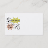 Kurznachricht bin ich ein Gramm-T - Shirts und Visitenkarte (Rückseite)