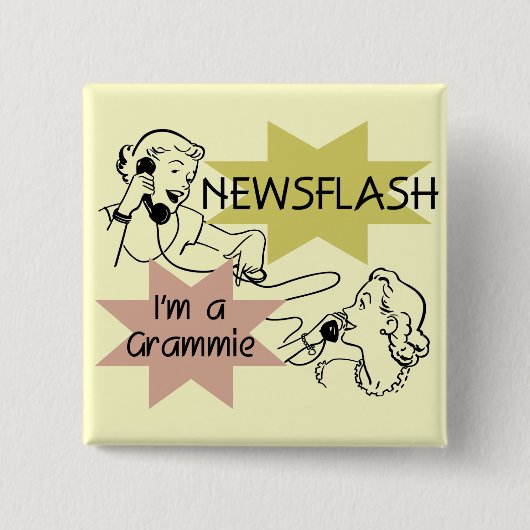 Kurznachricht bin ich ein Grammie T - Shirts und Button (Vorderseite)