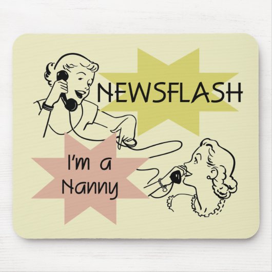 Kurznachricht bin ich ein Kindermädchen-T - Shirts Mousepad (Vorne)