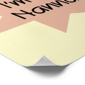 Kurznachricht bin ich ein Nanna T-Shirts und Gesch Poster (Ecke)