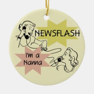 Kurznachricht bin ich ein Nanna T - Shirts und Keramikornament