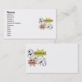 Kurznachricht bin ich ein Nonna T-Shirts und Visitenkarte (Vorne/Hinten)