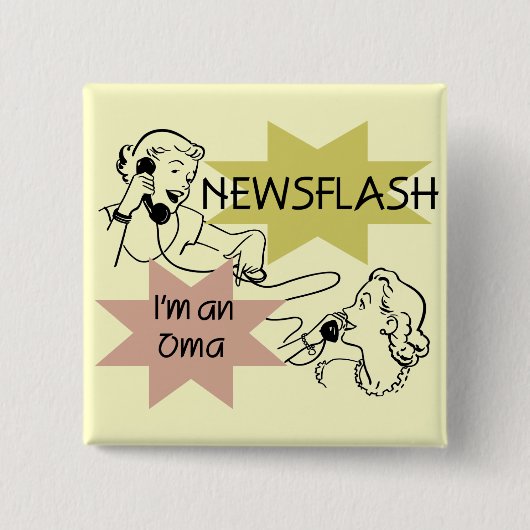 Kurznachricht bin ich ein Oma T - Shirts und Button (Vorderseite)