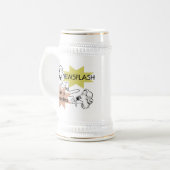 Kurznachricht bin ich eine Großmutter-T - Shirts Bierglas (Vorderseite Links)