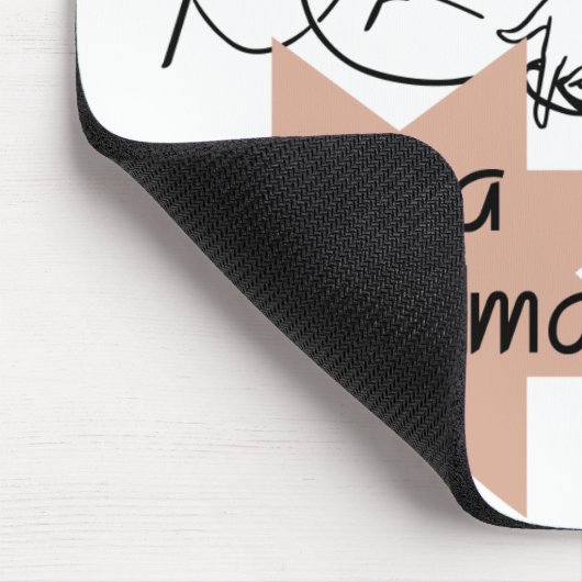 Kurznachricht bin ich eine Großmutter-T - Shirts Mousepad (Ecke)