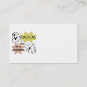 Kurznachricht bin ich eine Großmutter-T - Shirts Visitenkarte (Rückseite)