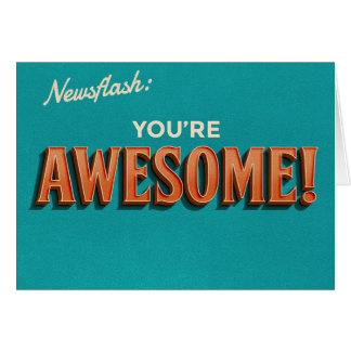 Kurznachricht: 'Sie sind Awesome