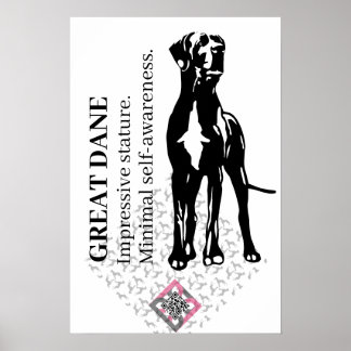 Kurzplakat Deutsche Dogge Poster