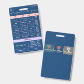 Kurzreferenz zum Abzeichen Ausweis (Vorder- & Rückseite)