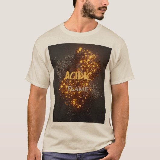 Kurzschläfchen für Männer mit flüssiger Säure T-Shirt (Vorderseite)