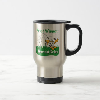 Kurzster Antriebs-Loch-Preis für Golf-Turnier Reisebecher
