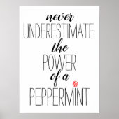 Kurzurlaub: Power eines Pfefferminzplakats Poster (Vorne)
