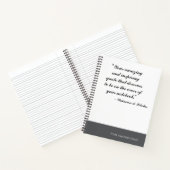KurzwahlNotebook mit individualisierbarem Angebot Notizblock (Innenseite)