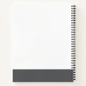 KurzwahlNotebook mit individualisierbarem Angebot Notizblock (Rückseite)
