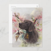 Kurzzeiger Feiertagspostkarte (Vorne/Hinten)