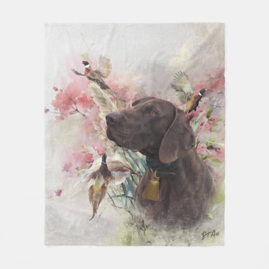 Kurzzeiger Fleecedecke (Vorderseite)