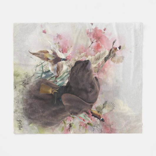 Kurzzeiger Fleecedecke (Vorderseite (Horizontal))