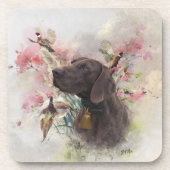 Kurzzeiger Getränkeuntersetzer (Vorderseite)