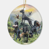 Kurzzeiger Keramik Ornament (Links)