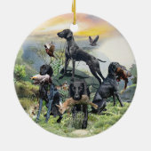 Kurzzeiger Keramik Ornament (Hinten)