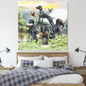 Kurzzeiger Leinwanddruck (Insitu (Schlafzimmer))