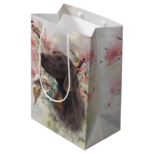Kurzzeiger Mittlere Geschenktüte (Rückseite Schrägansicht)