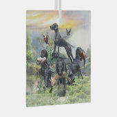 Kurzzeiger Ornament Aus Glas (Vorderseite Rechts)