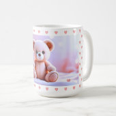 Kuschel-Bär-Herz Kaffeetasse (VorderseiteRechts)