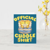 Kuschel süße Giraffen Paar Valentinstag  Karte (Gelbe Blume)