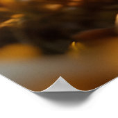 Kuschel-Traum-Häschen – Schlafendes Baby-Kaninchen Poster (Ecke)